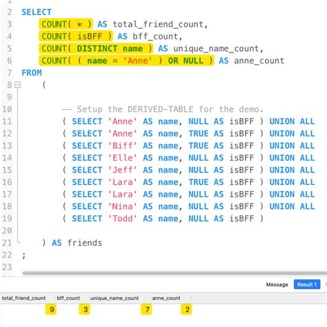acf count rows|MySQL : How to count the total number of rows in a ACF.
